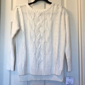NWT Ivory sweater